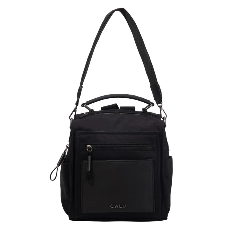 MOCHILA DOBLE USO ELEANOR NEGRO CALU - 3