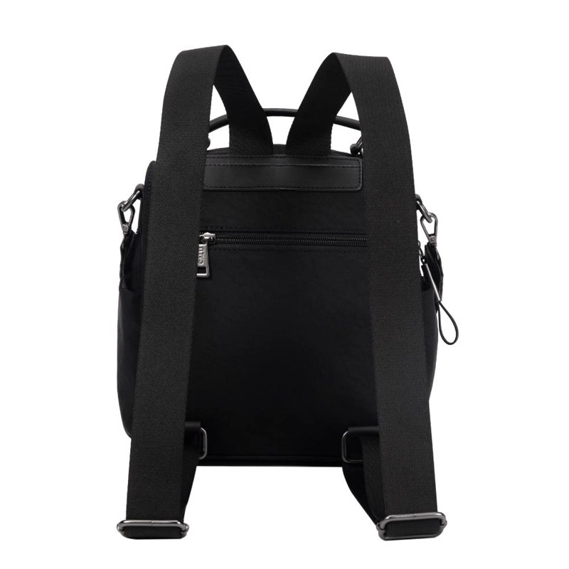 MOCHILA DOBLE USO ELEANOR NEGRO CALU - 6