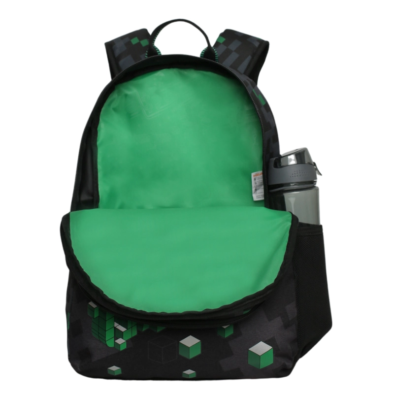 MOCHILA INFANTIL NIÑO BALLOON GAMER NEGRO VERDE HEAD - 3
