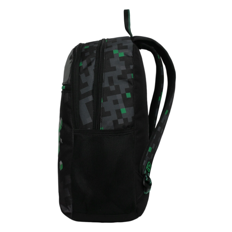 MOCHILA INFANTIL NIÑO BALLOON GAMER NEGRO VERDE HEAD - 4