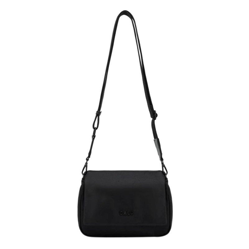 CARTERA BANDOLERA PEQUEÑA KATE NEGRO CALU - 3