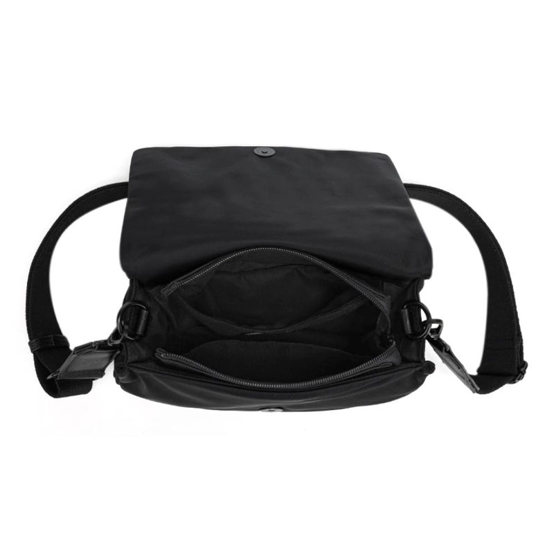 CARTERA BANDOLERA PEQUEÑA KATE NEGRO CALU - 4
