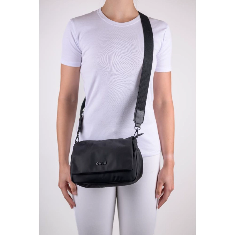 CARTERA BANDOLERA PEQUEÑA KATE NEGRO CALU - 7