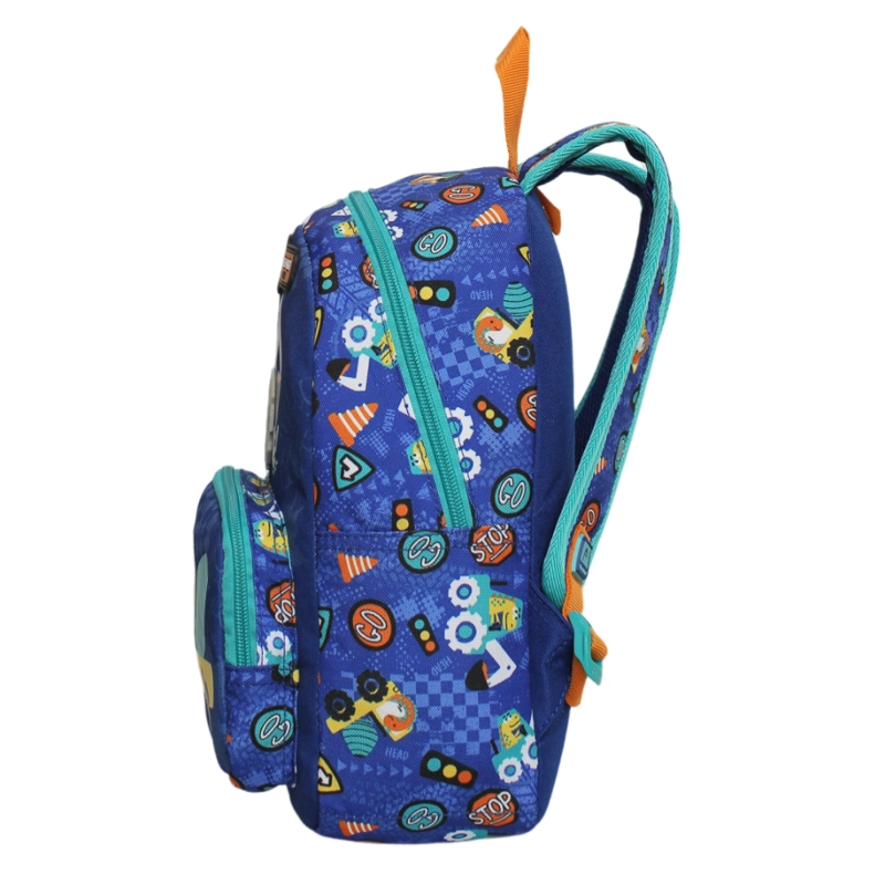 MOCHILA INFANTIL NIÑO POP DINO CONSTRUCTOR AZUL HEAD - 4