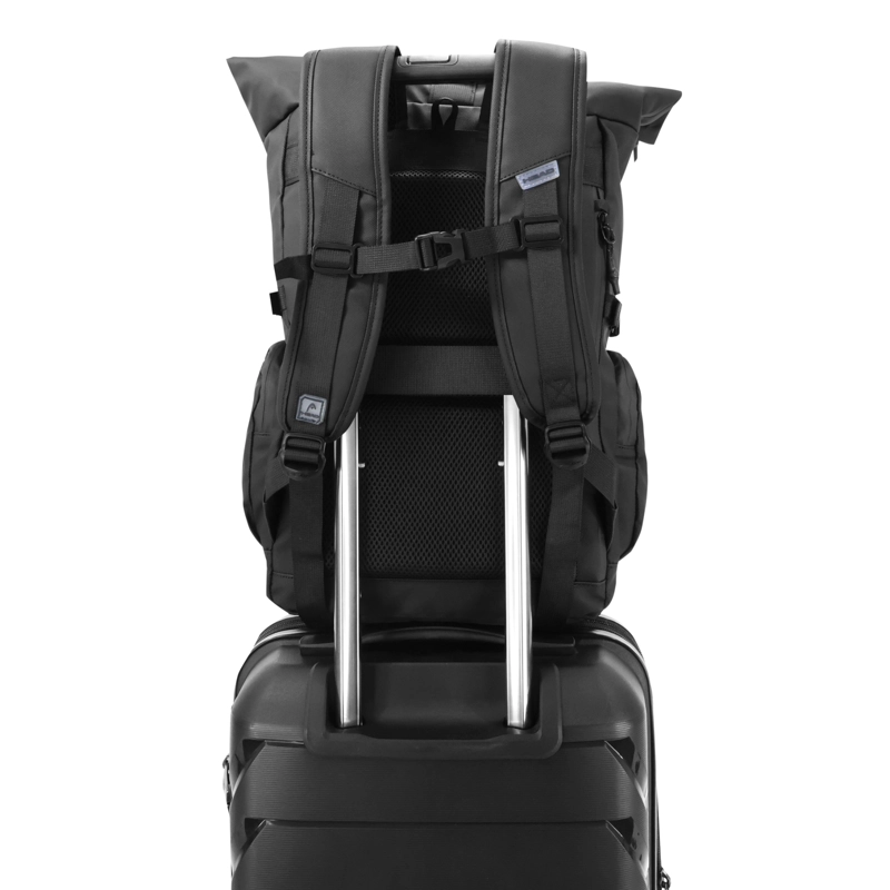 MOCHILA WATERPROOF APERTURA SUPERIOR BESTIA NEGRO HEAD - 8