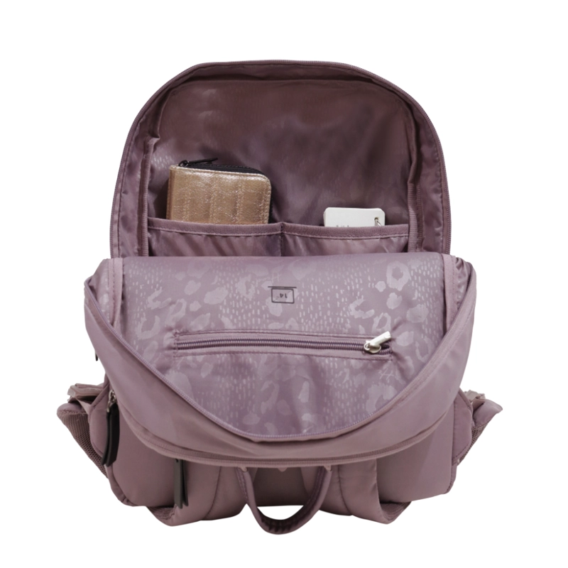MOCHILA EJECUTIVA MUJER BOOGY NEW MALVA HEAD - 4