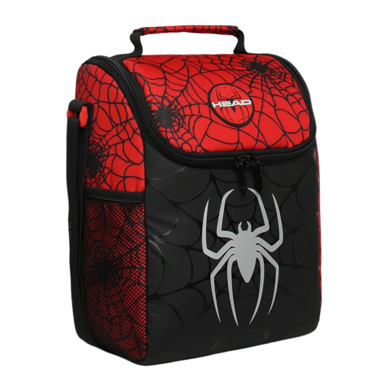 LONCHERA INFANTIL NIÑO FRESH ARAÑA ROJO HEAD - 1