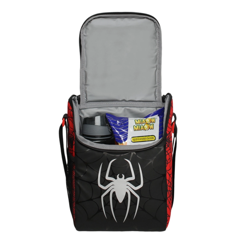 LONCHERA INFANTIL NIÑO FRESH ARAÑA ROJO HEAD - 3