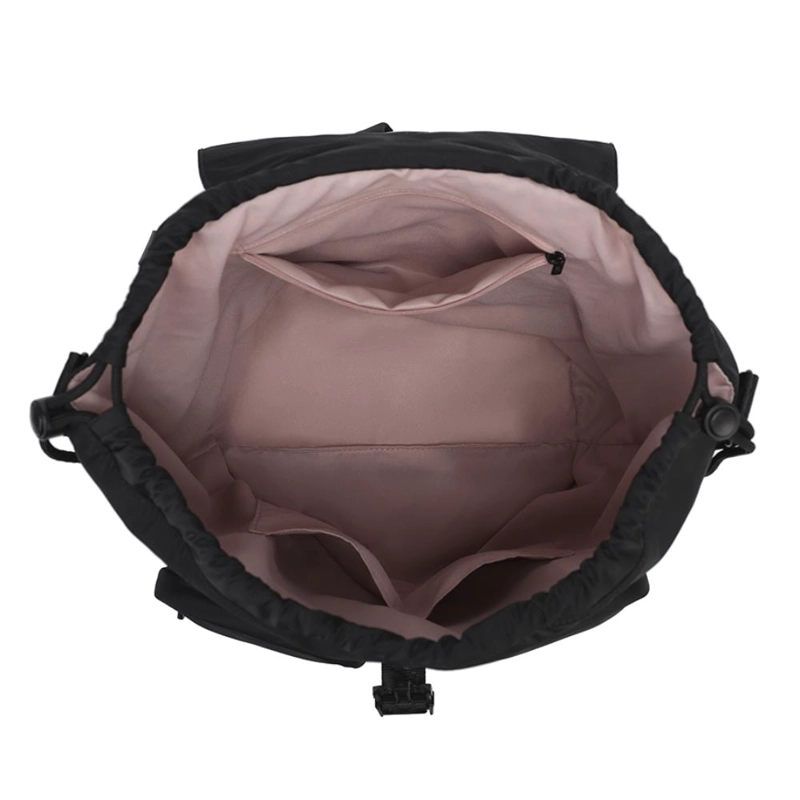 MOCHILA CARTERA URBANA AURA NEGRO CALU - 4