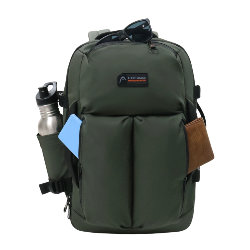 MOCHILA DE VIAJE EXPANDIBLE SHARK WATERPROOF VERDE HEAD - 3