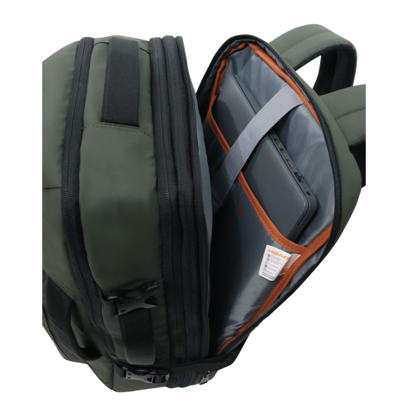 MOCHILA DE VIAJE EXPANDIBLE SHARK WATERPROOF VERDE HEAD - 5
