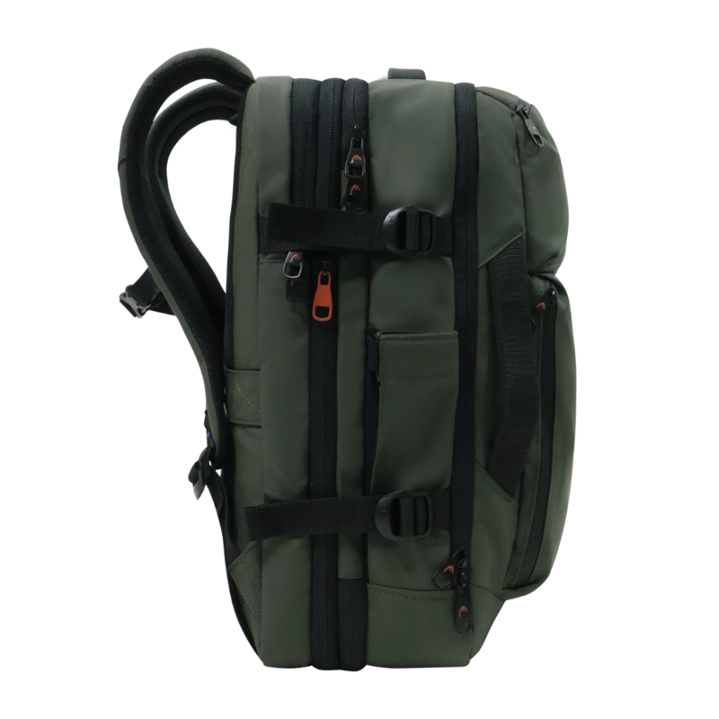 MOCHILA DE VIAJE EXPANDIBLE SHARK WATERPROOF VERDE HEAD - 7