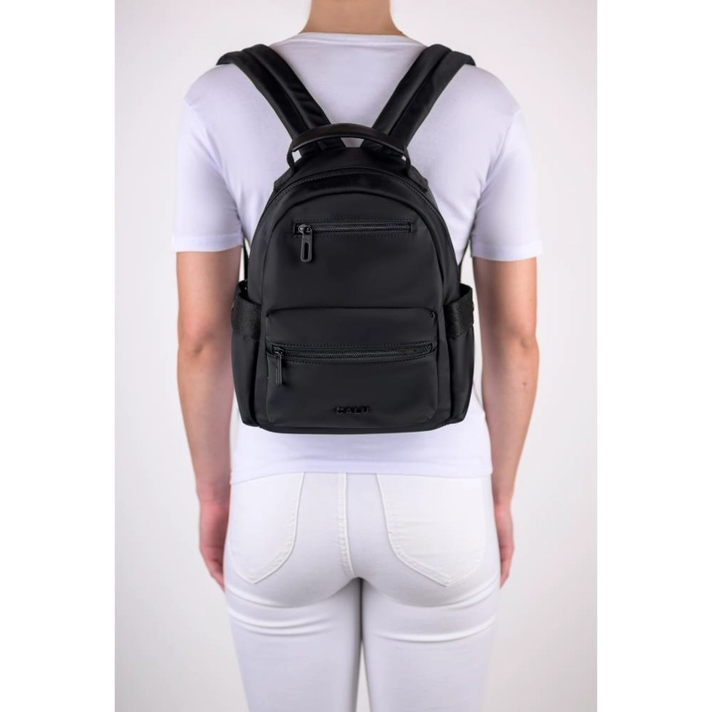 MOCHILA URBANA MUJER IGGY NEGRO CALU - 6