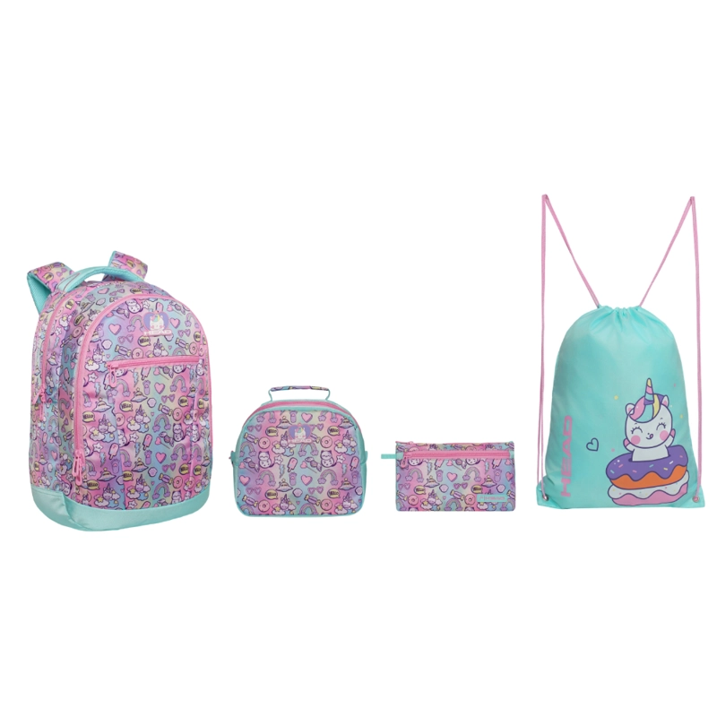 PACK TOP ESCOLAR MUJER (X4) FADED MULTICOLOR HEAD - 1