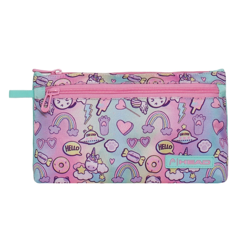 PACK TOP ESCOLAR MUJER (X4) FADED MULTICOLOR HEAD - 4