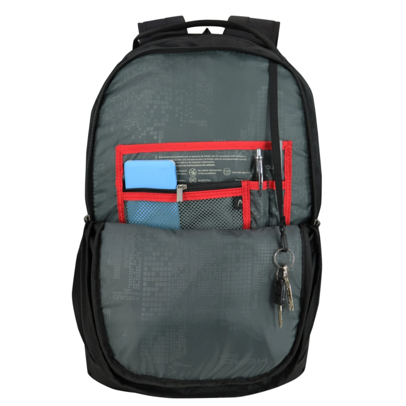 MOCHILA EJECUTIVA NOTEBOOK STOUT REVERSE NEGRO HEAD - 4