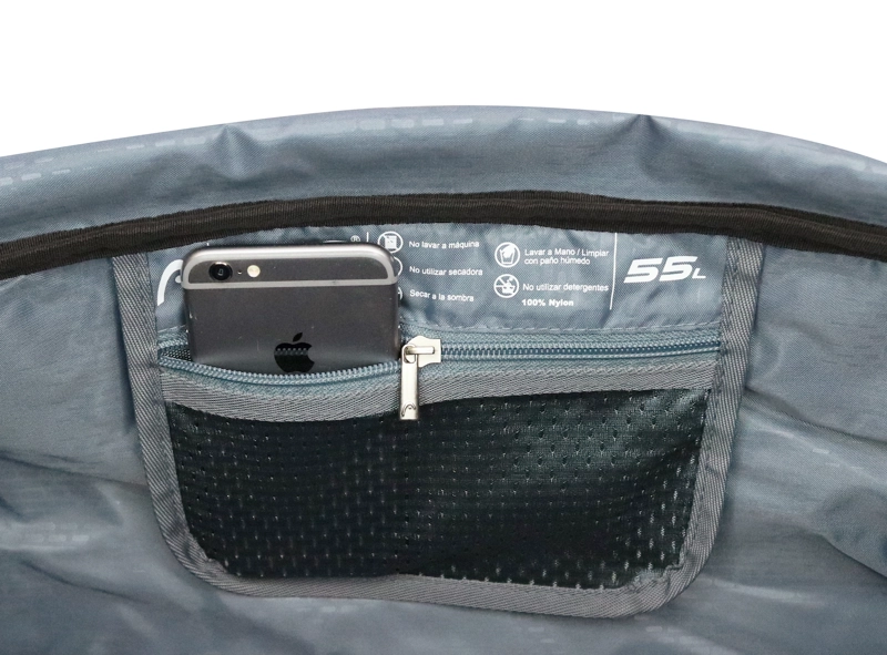 BOLSO DEPORTIVO NEW COMBAT 55 NEGRO PLATA HEAD - 2