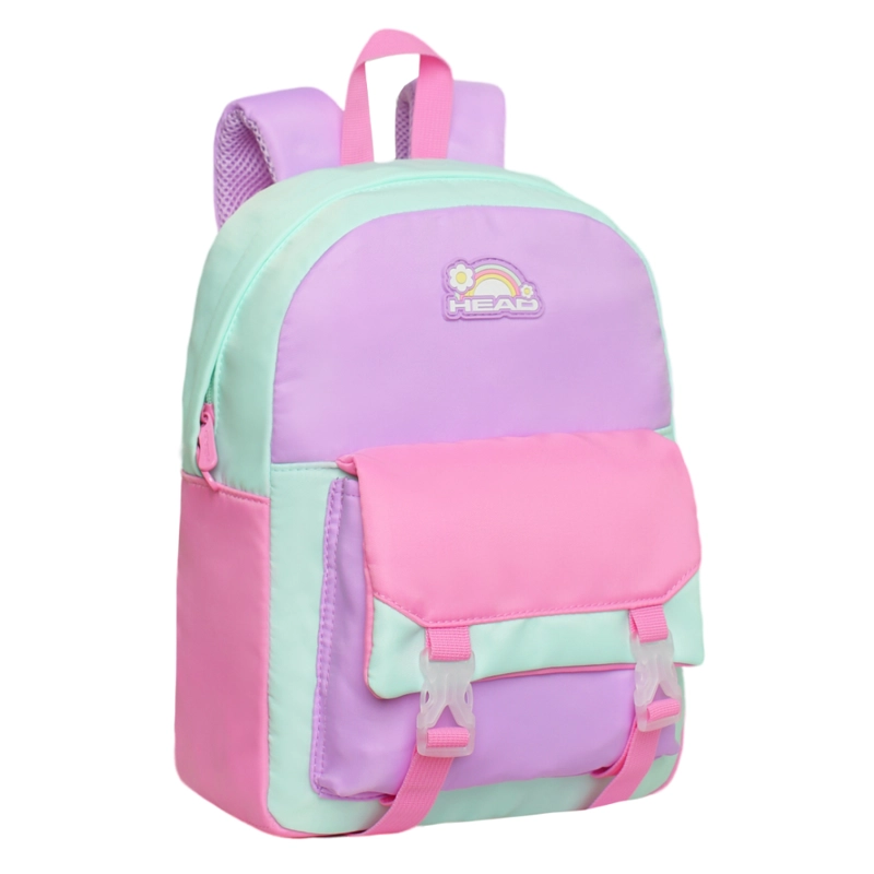 MOCHILA INFANTIL NIÑA SWEET COLOR BLOCK MENTA HEAD - 1