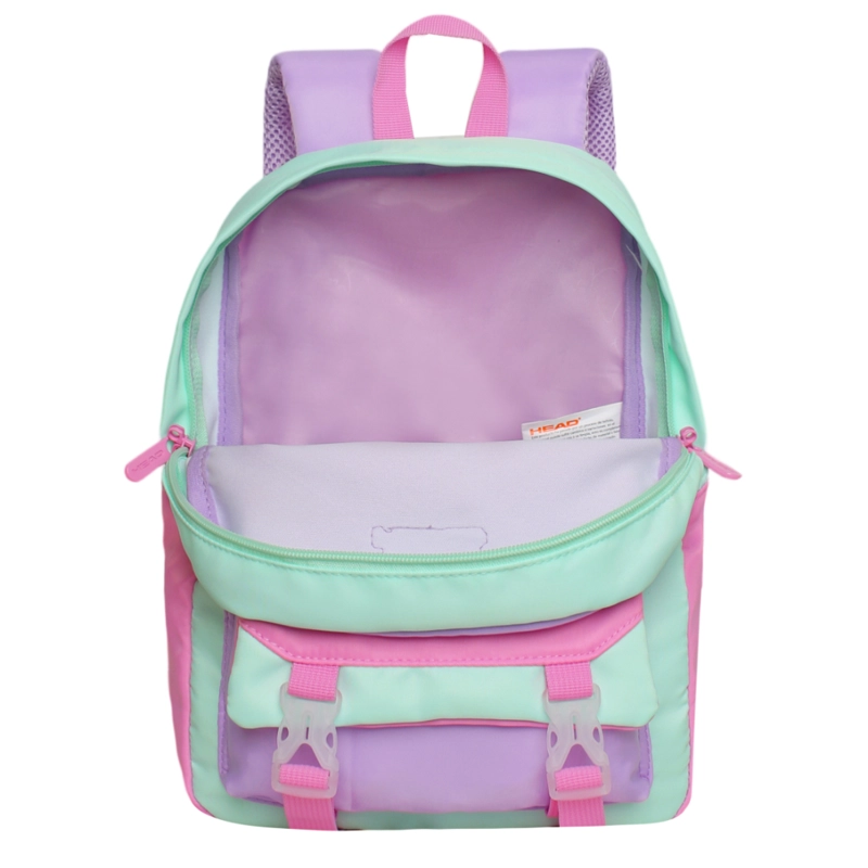 MOCHILA INFANTIL NIÑA SWEET COLOR BLOCK MENTA HEAD - 3