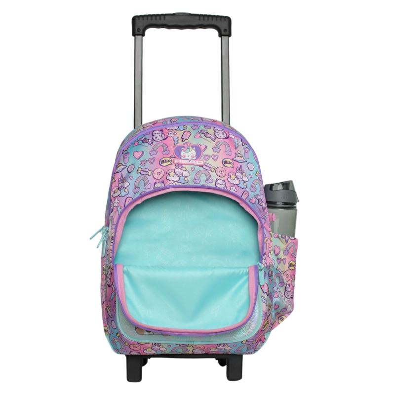 MOCHILA CON RUEDAS INFANTIL CHIPS FRIEND MULTICOLOR HEAD - 2