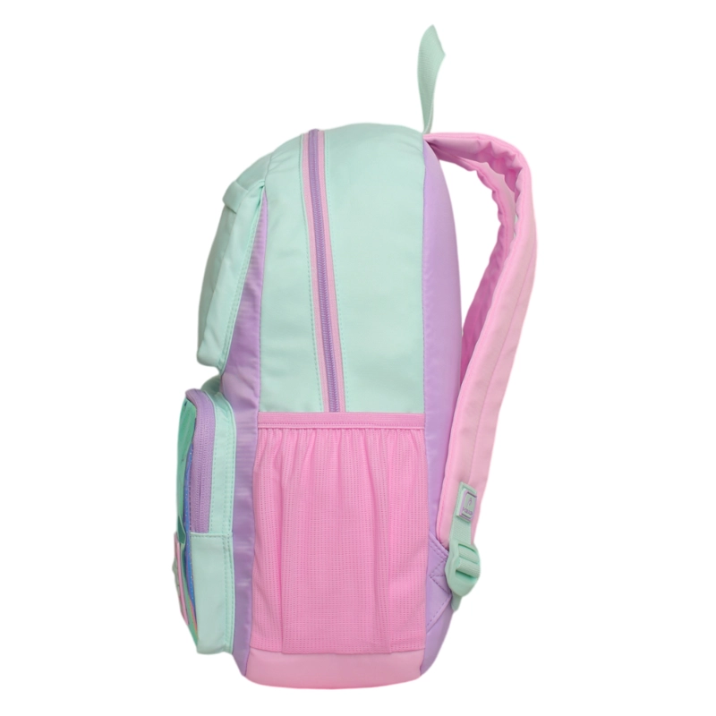 MOCHILA MUJER FUNNY COLOR BLOCK MENTA HEAD - 4