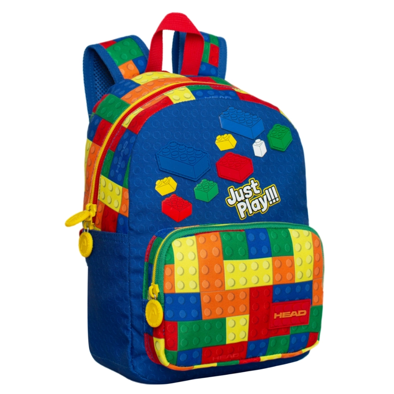 MOCHILA INFANTIL NIÑO POP BLOQUES MULTICOLOR HEAD - 1