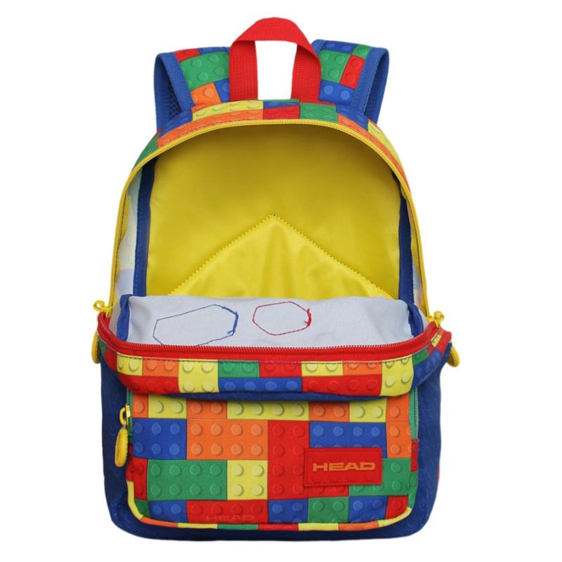 MOCHILA INFANTIL NIÑO POP BLOQUES MULTICOLOR HEAD - 3