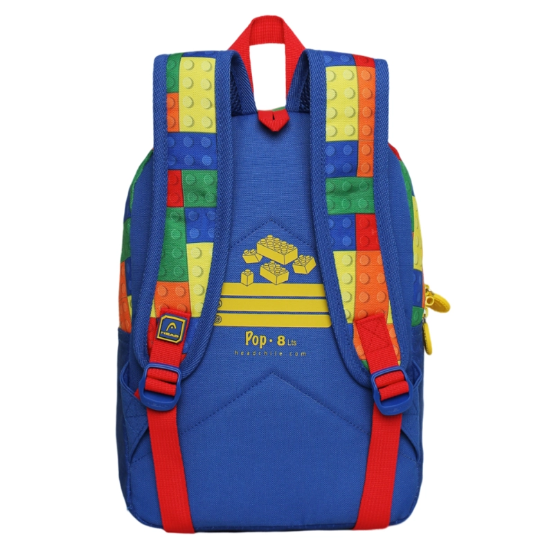 MOCHILA INFANTIL NIÑO POP BLOQUES MULTICOLOR HEAD - 5