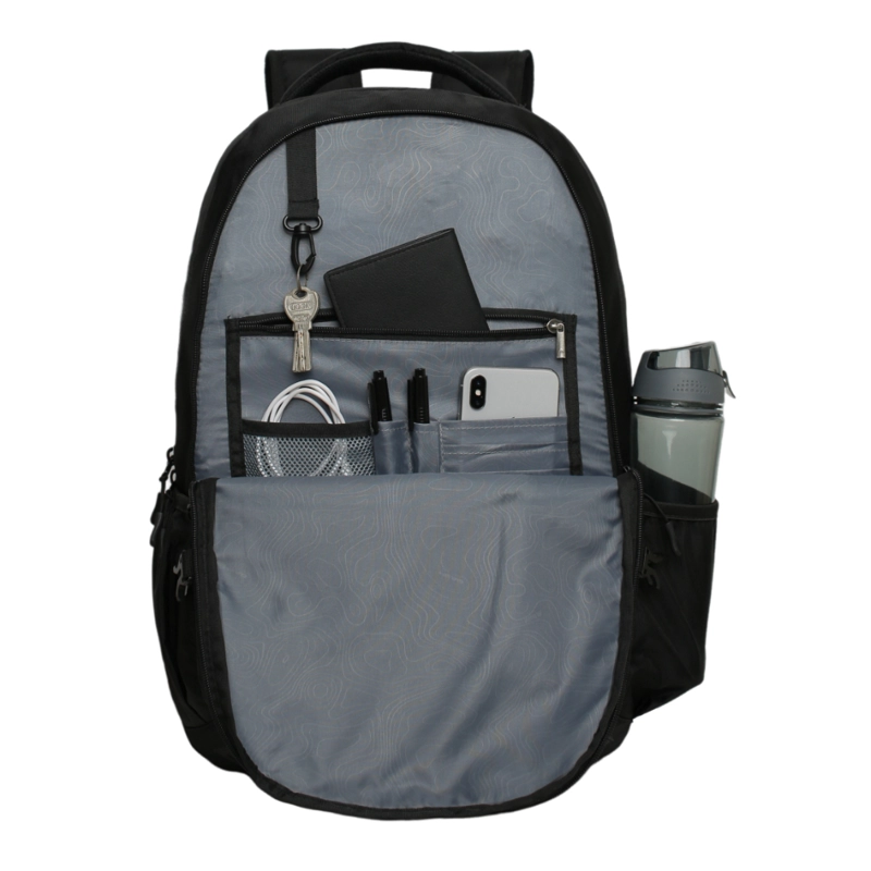 MOCHILA CON COBERTOR LLUVIA STARIA REVERSE NEW NEGRO HEAD - 2