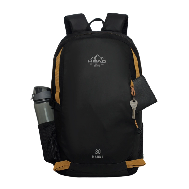 MOCHILA OUTDOOR CAMPING MAUNA 30L NEGRO HEAD - 2