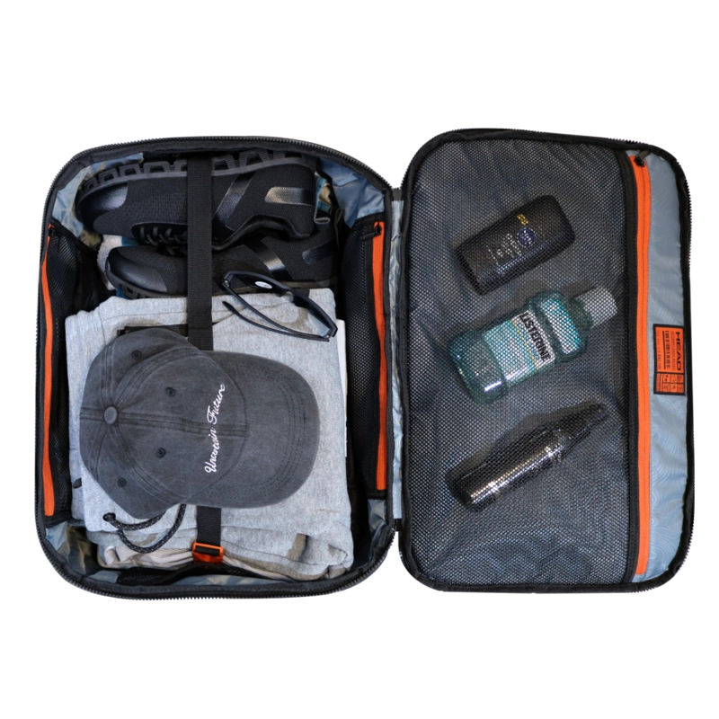 MOCHILA DE VIAJE AROUND REVERSE NEGRO CALIDAD HEAD - 3