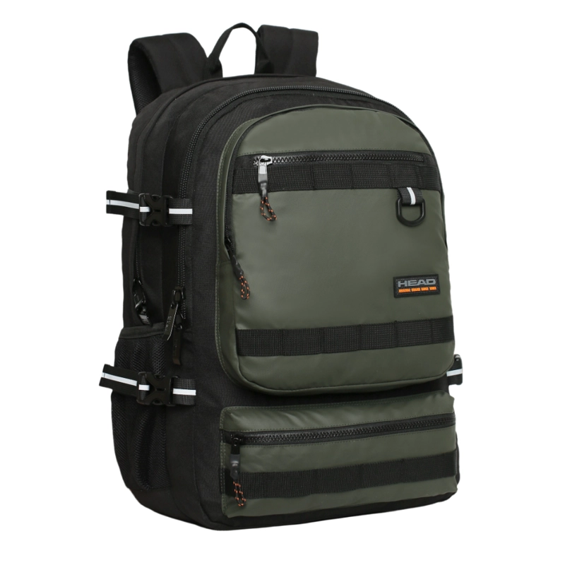 MOCHILA NOTEBOOK EXPEDITION 40L REVERSE VERDE MILITAR HEAD - 1