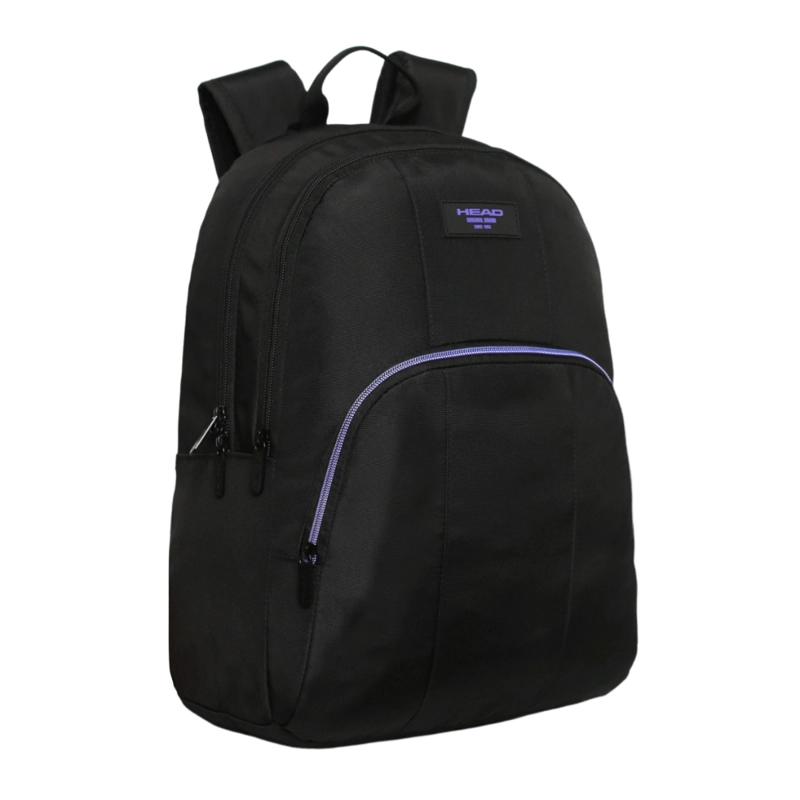 MOCHILA MUJER MOKKA NEGRO LILA HEAD - 1