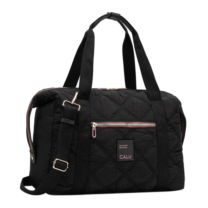CARTERA BANDOLERA PEQUEÑA ALICIA NEGRO CALU - 1