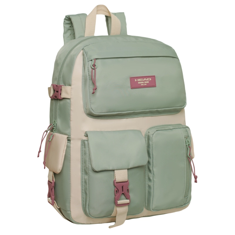 MOCHILA MUJER KAWAII ESCALADE BLOCK MENTA MORADA HEAD - 1