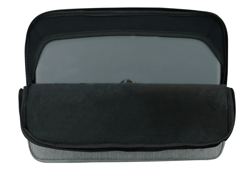 FUNDA LAPTOP ZIP 14' MELANGE GRIS NEGRO HEAD - 4