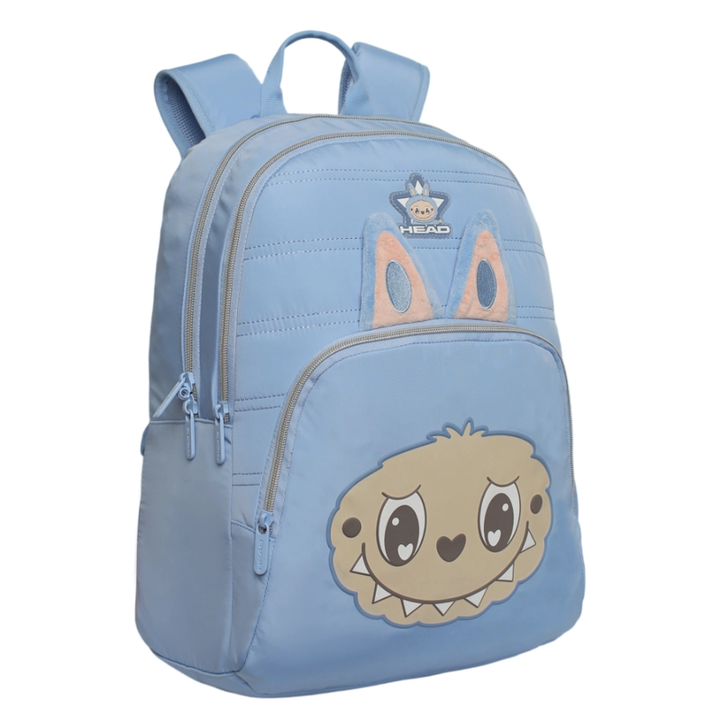 MOCHILA INFANTIL NIÑA BALLOON MUÑECO AZUL CLARO HEAD - 1