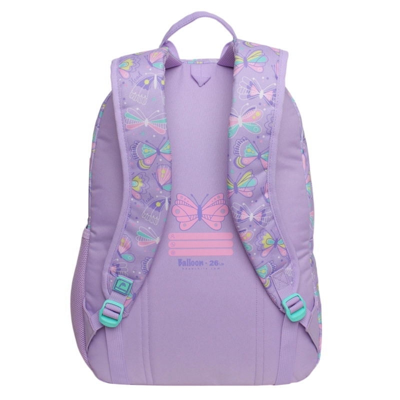 MOCHILA INFANTIL NIÑA BALLOON MARIPOSA LILA HEAD - 5
