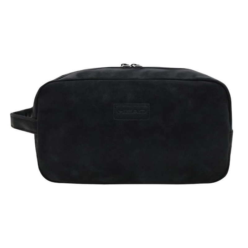 NECESER RETRO TIPO CUERO SUEDE NEGRO HEAD - 2