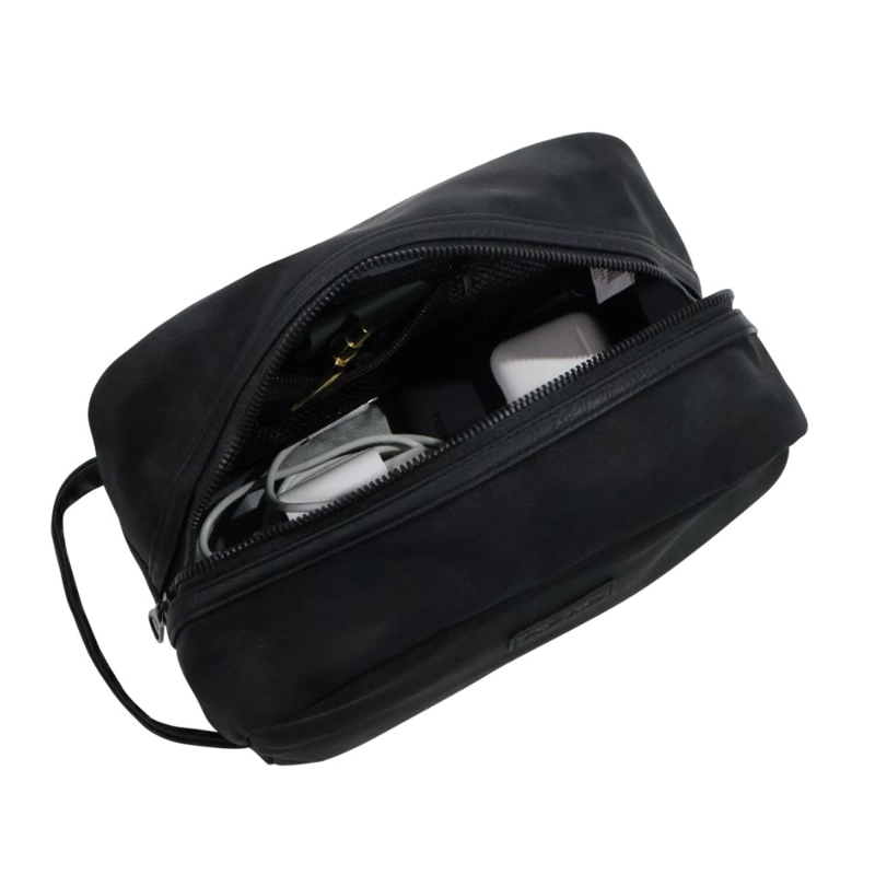 NECESER RETRO TIPO CUERO SUEDE NEGRO HEAD - 3