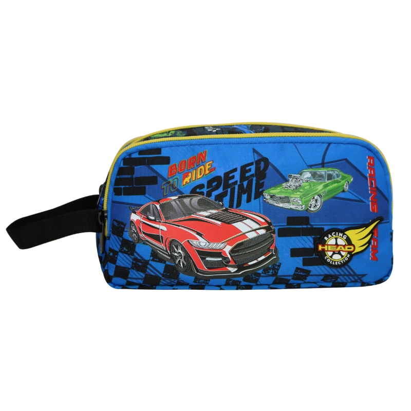 ESTUCHE INFANTIL NIÑO ATOS SPEED CAR NEGRO HEAD - 2