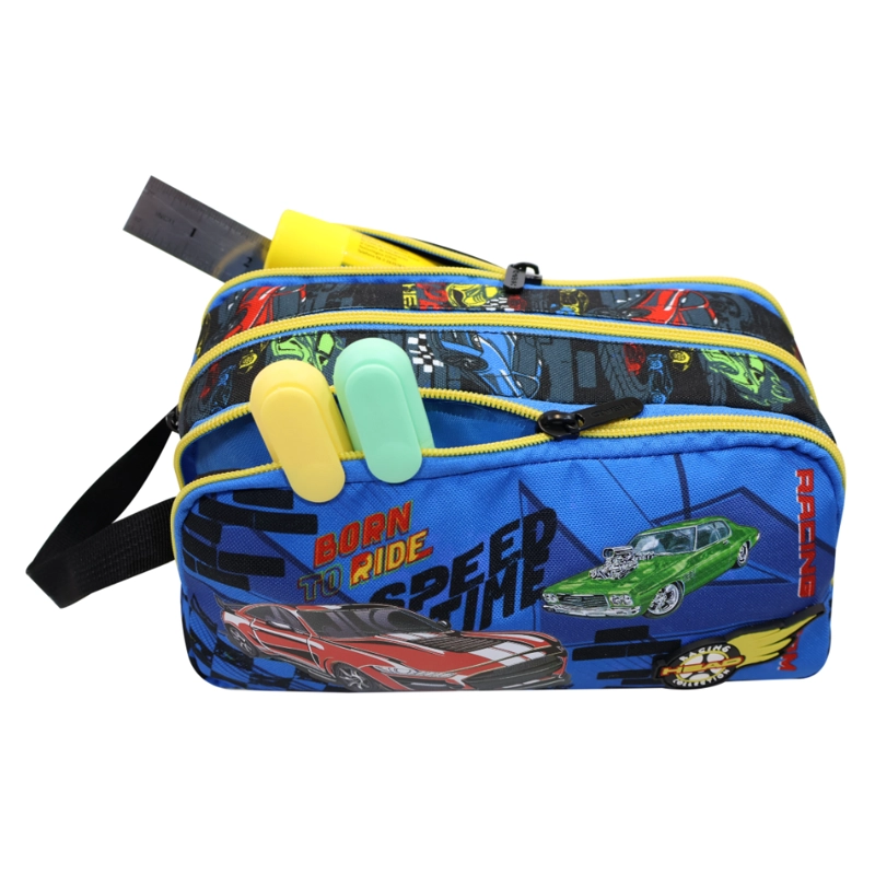 ESTUCHE INFANTIL NIÑO ATOS SPEED CAR NEGRO HEAD - 3
