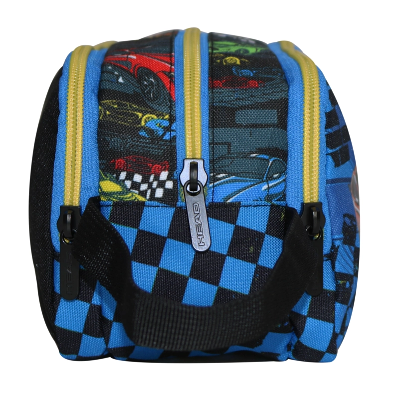 ESTUCHE INFANTIL NIÑO ATOS SPEED CAR NEGRO HEAD - 6