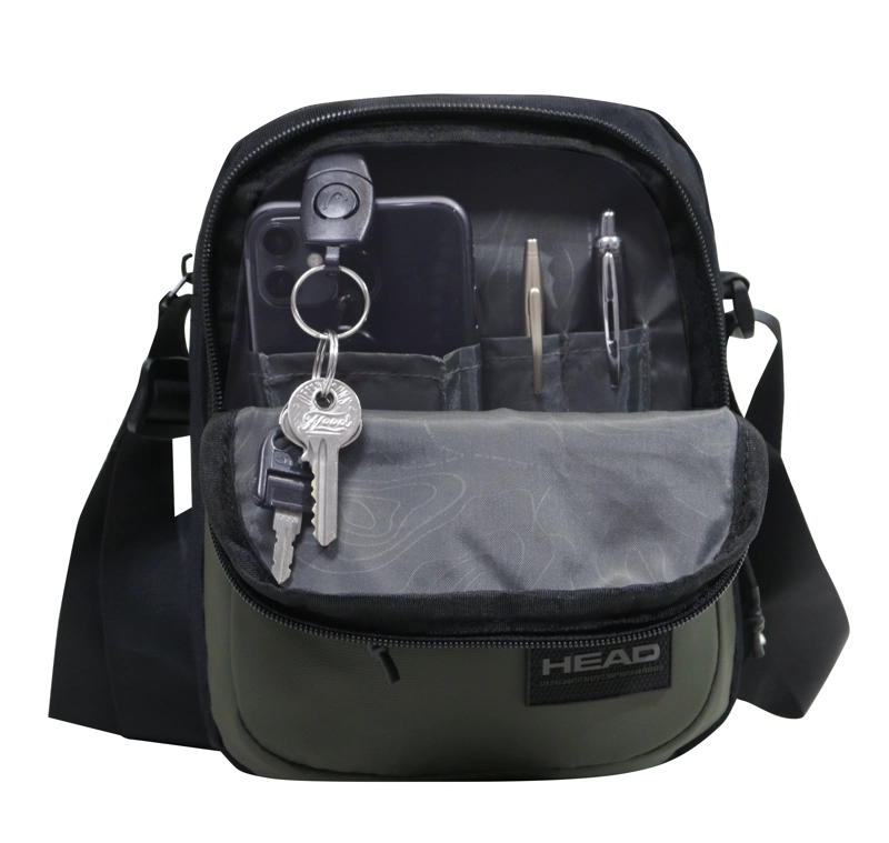 BOLSO CRUZADO MAGNUS 4 REVERSE VERDE MUSGO HEAD - 4