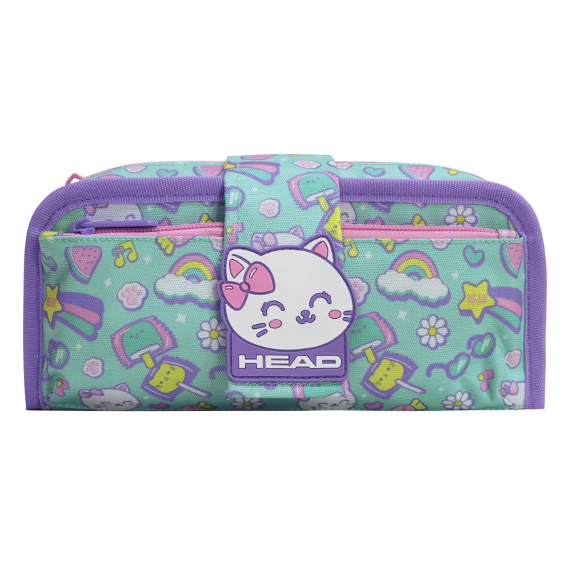 ESTUCHE INFANTIL NIÑA CHERRY CAT PRINT MENTA HEAD - 2