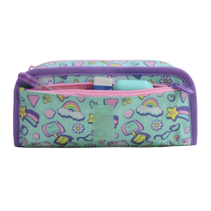 ESTUCHE INFANTIL NIÑA CHERRY CAT PRINT MENTA HEAD - 3