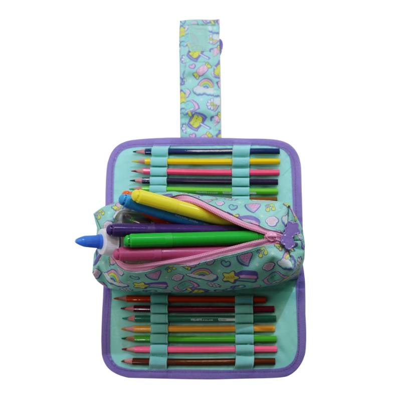 ESTUCHE INFANTIL NIÑA CHERRY CAT PRINT MENTA HEAD - 4