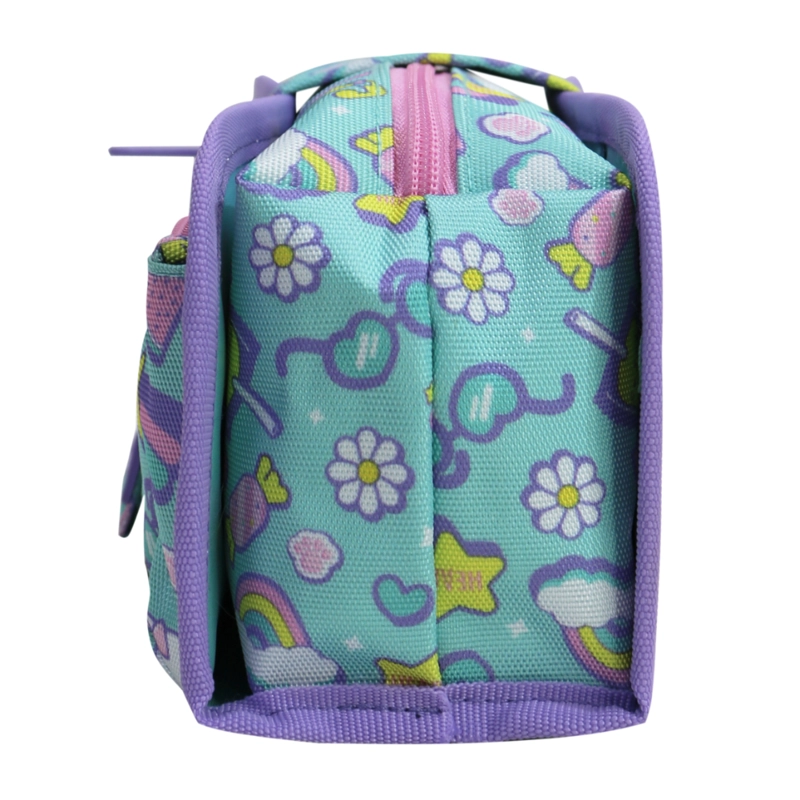 ESTUCHE INFANTIL NIÑA CHERRY CAT PRINT MENTA HEAD - 6