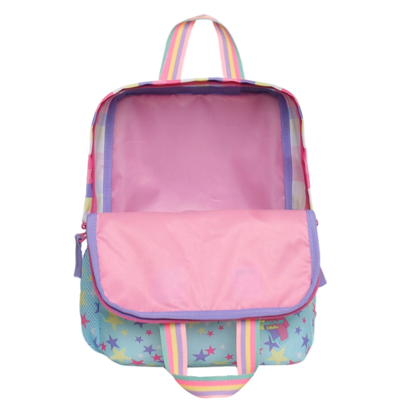 MOCHILA INFANTIL NIÑA PEPA CAT KAWAII CELESTE HEAD - 3