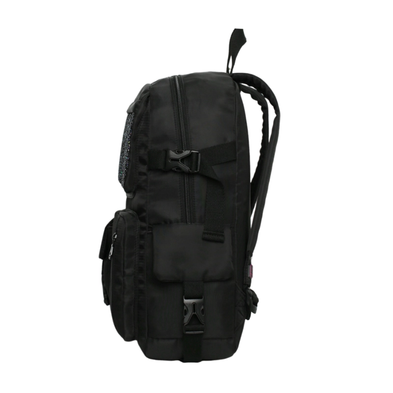 MOCHILA MUJER KAWAII FUSION GLITTER NEGRO HEAD - 5